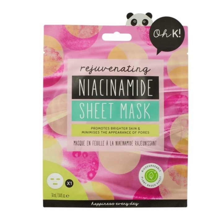 Oh K! Niacinamide Sheet Mask in de groep BEAUTY & HEALTH / Huidsverzorging / Gezicht / Maskers bij TP E-commerce Nordic AB (C58428)