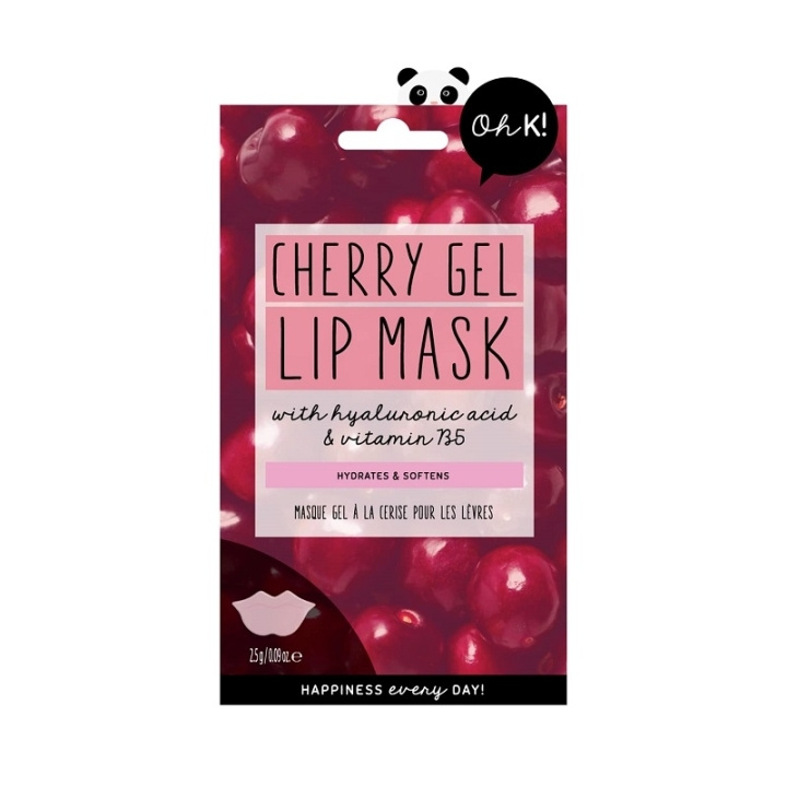 Oh K! Cherry Gel Lip Mask 2.5g in de groep BEAUTY & HEALTH / Makeup / Lippen / Lippenbalsem bij TP E-commerce Nordic AB (C58431)