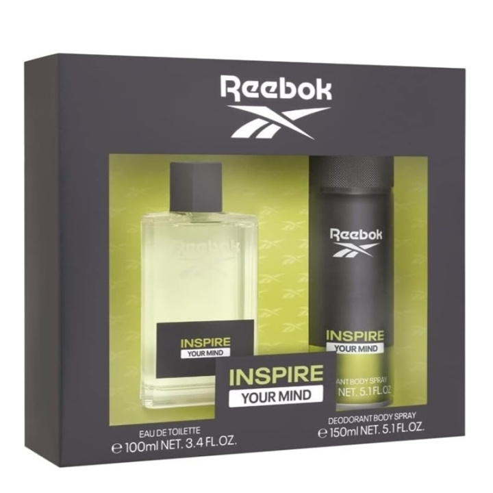 Reebok Giftset Reebok Inspire Your Mind Him Edt 100ml + Deospray 150ml in de groep BEAUTY & HEALTH / Cadeausets / Cadeausets voor hem bij TP E-commerce Nordic AB (C58433)