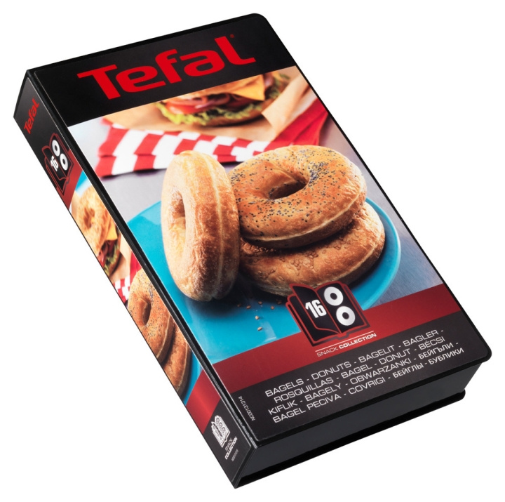 Tefal Snack Collection bakplåtar: 16 bagels in de groep HUISHOUDEN & TUIN / Keukengerei / Bakaccessoires bij TP E-commerce Nordic AB (C58463)