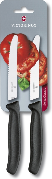 Victorinox Swiss Classic tomatkniv, 11 cm, 2 st in de groep HUISHOUDEN & TUIN / Keukengerei / Keukenmessen & accessoires bij TP E-commerce Nordic AB (C58478)