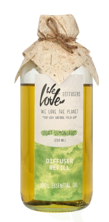 We Love The Planet 100% Essential Oil Diffuser - Refill 200 ml Light Lemongrass in de groep BEAUTY & HEALTH / Geuren & Parfum / Overige geuren / Geurverspreider bij TP E-commerce Nordic AB (C58709)