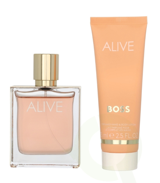 Hugo Boss Alive Giftset 125 ml Edp Spray 50ml/Hand & Body Lotion 75ml in de groep BEAUTY & HEALTH / Cadeausets / Cadeausets voor haar bij TP E-commerce Nordic AB (C58716)