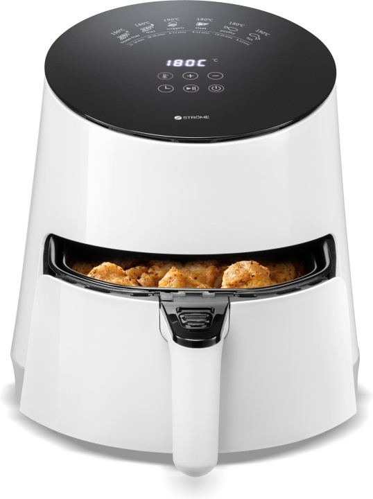 Ströme Hot Air Fryer, Vit in de groep HUISHOUDEN & TUIN / Huishoudelijke apparaten / Airfryers & friteuses bij TP E-commerce Nordic AB (C58832)