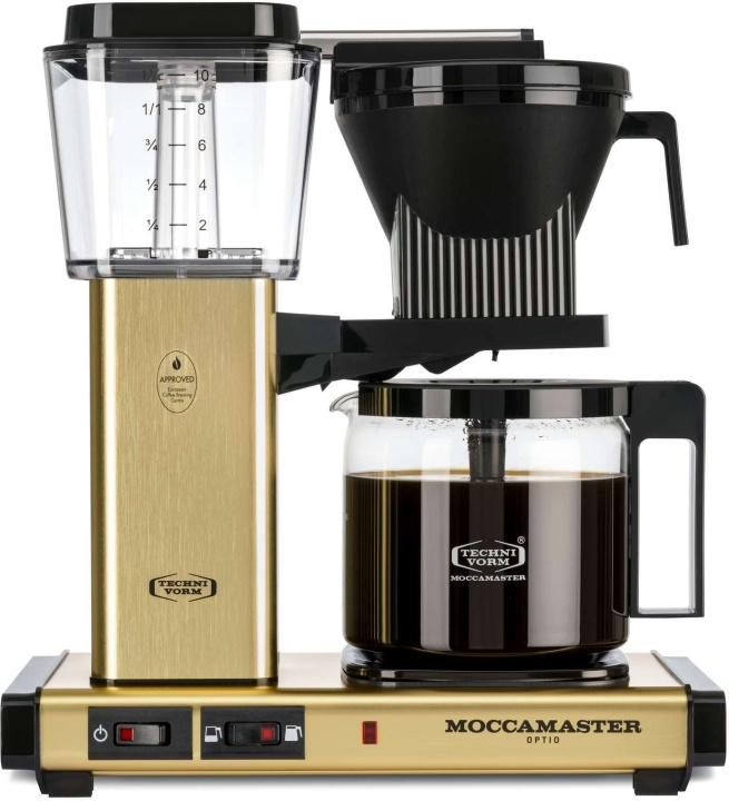 Moccamaster Optio coffee maker, gold in de groep HUISHOUDEN & TUIN / Huishoudelijke apparaten / Koffiezetapparaten en accessoires / Koffiezetapparaten bij TP E-commerce Nordic AB (C58858)