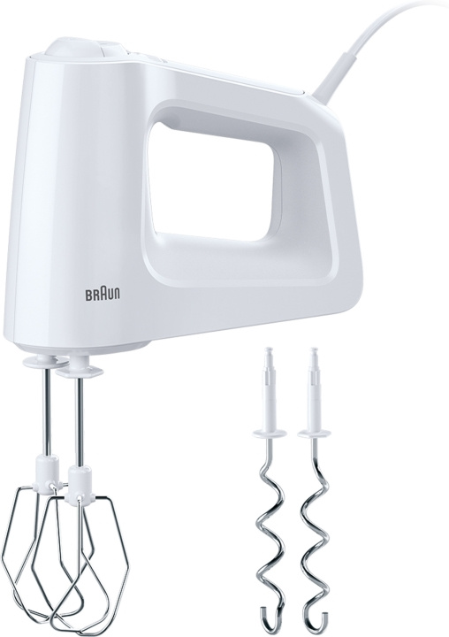 Braun HM3000WH MultiMix 3 electric mixer in de groep HUISHOUDEN & TUIN / Huishoudelijke apparaten / Keukentools & -apparatuur / Mixers bij TP E-commerce Nordic AB (C58918)