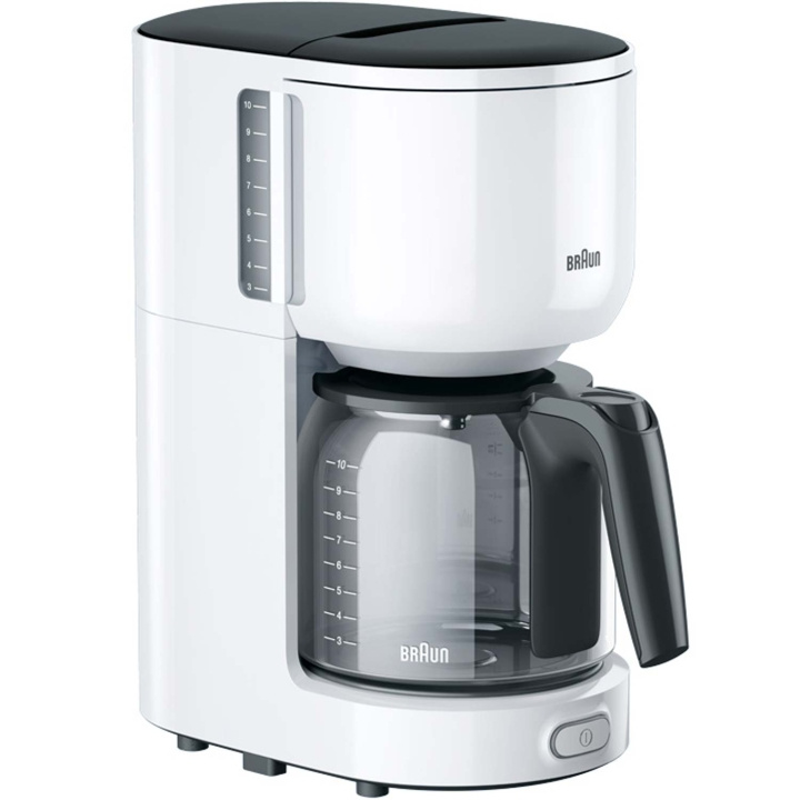 Braun Kaffebryggare KF3100WH PurEase 10Koppars 1000W in de groep HUISHOUDEN & TUIN / Huishoudelijke apparaten / Koffiezetapparaten en accessoires / Koffiezetapparaten bij TP E-commerce Nordic AB (C58953)