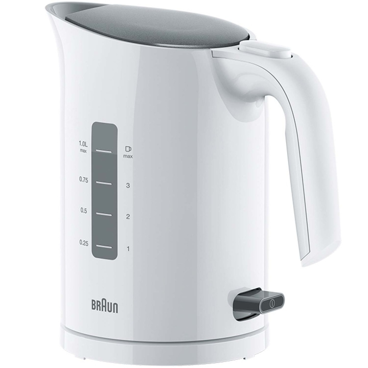 Braun Vattenkokare WK3000WH PurEase 1liter in de groep HUISHOUDEN & TUIN / Huishoudelijke apparaten / Water & Sap / Waterkokers bij TP E-commerce Nordic AB (C58956)