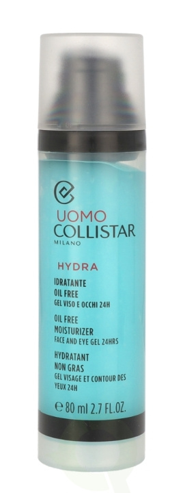 Collistar Uomo Hydra Oil Free Moisturizer Face And Eye Gel 80 ml in de groep BEAUTY & HEALTH / Huidsverzorging / Gezicht / Gezichtscrèmes bij TP E-commerce Nordic AB (C59011)