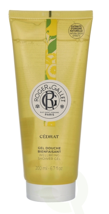 Roger & Gallet Cedrat Shower Gel 200 ml in de groep BEAUTY & HEALTH / Haar & Styling / Haarverzorging / Shampoo bij TP E-commerce Nordic AB (C59054)