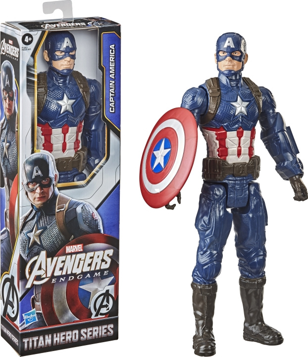 Marvel Avengers Titan Hero Series figur, Captain America in de groep SPEELGOED, KINDER- & BABYPRODUCTEN / Speelgoed / Figuren, Miniaturen & accessoires bij TP E-commerce Nordic AB (C59125)