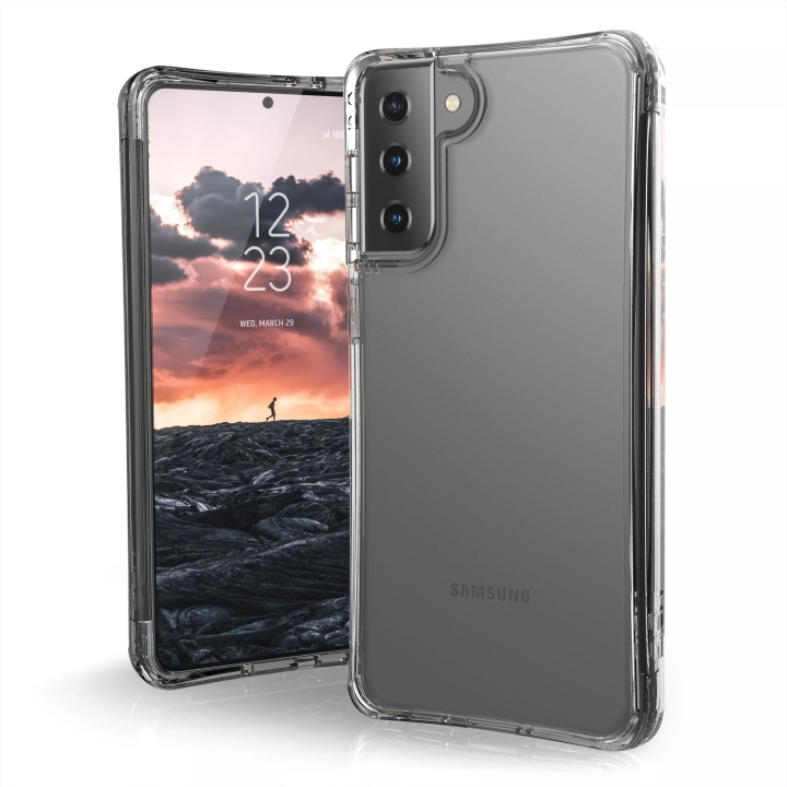 Urban Armor Gear Samsung Galaxy S21+ Plyo Case, Ice in de groep SMARTPHONE & TABLETS / Mobielbescherming / Samsung bij TP E-commerce Nordic AB (C59332)