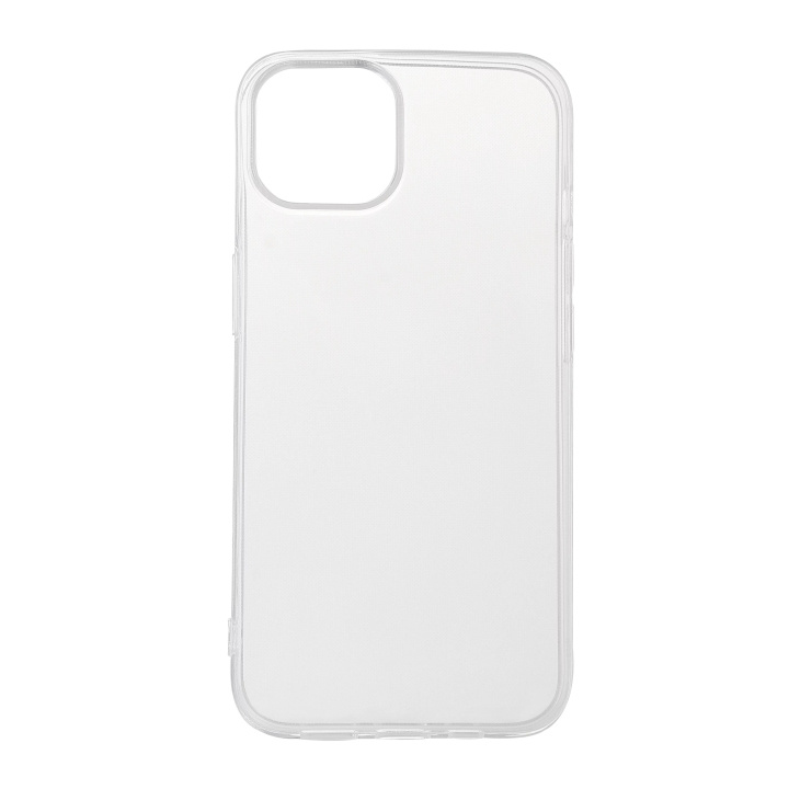 Essentials iPhone 14 TPU back cover, Transparent in de groep SMARTPHONE & TABLETS / Mobielbescherming / Apple / iPhone 14 bij TP E-commerce Nordic AB (C59492)