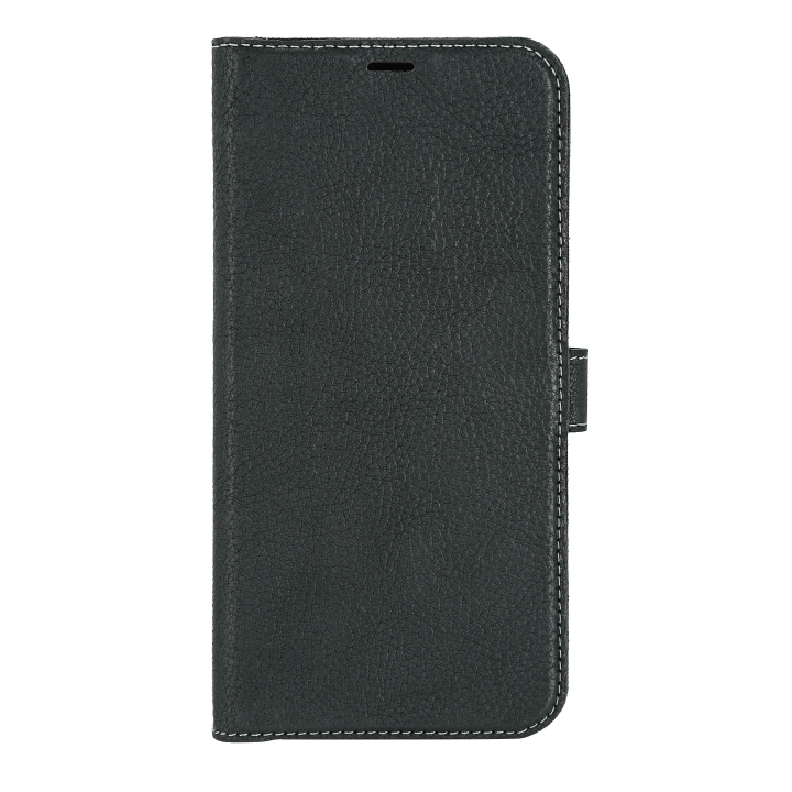 Essentials iPhone 14 Plus Leather wallet,detachable,Green in de groep SMARTPHONE & TABLETS / Mobielbescherming / Apple / iPhone 14 bij TP E-commerce Nordic AB (C59500)