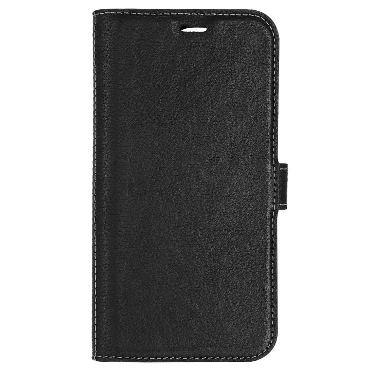 Essentials iPhone 14 Pro Leather wallet,detachable,Black in de groep SMARTPHONE & TABLETS / Mobielbescherming / Apple / iPhone 14 bij TP E-commerce Nordic AB (C59502)
