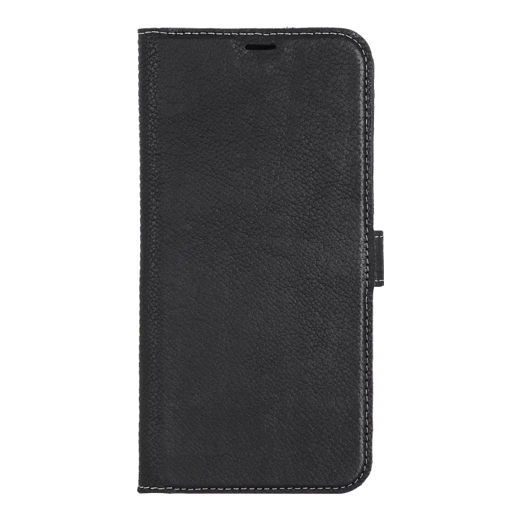 Essentials iPhone 14 Pro Max Leather wallet,detach,Black in de groep SMARTPHONE & TABLETS / Mobielbescherming / Apple / iPhone 14 bij TP E-commerce Nordic AB (C59506)