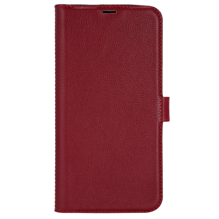 Essentials iPhone 14 Pro Max Leather wallet, detach, Red in de groep SMARTPHONE & TABLETS / Mobielbescherming / Apple / iPhone 14 bij TP E-commerce Nordic AB (C59507)