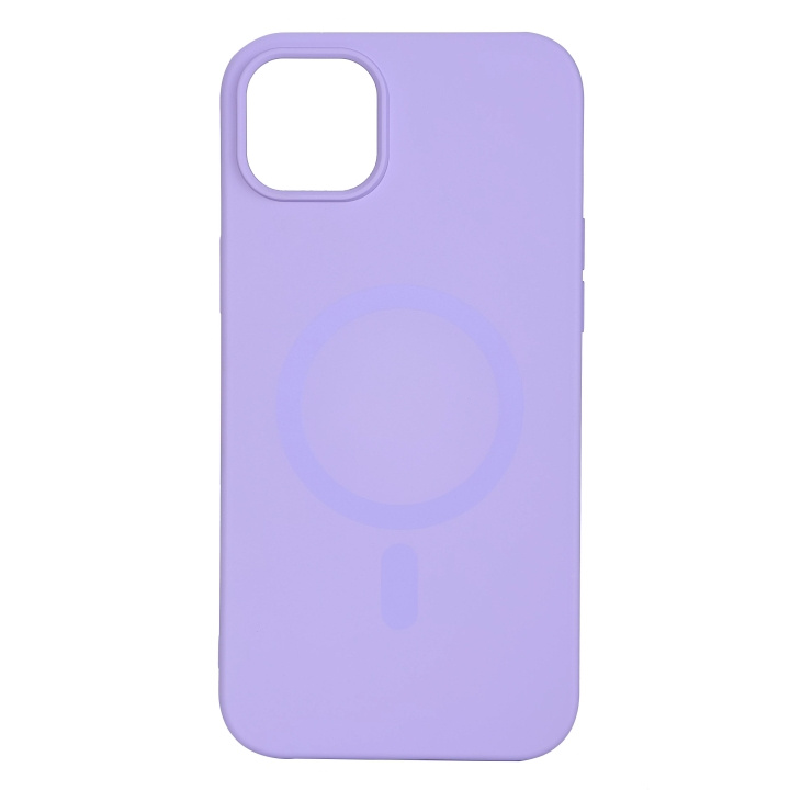 Essentials iPhone 14 Plus Silicone Mag back cover, Purple in de groep SMARTPHONE & TABLETS / Mobielbescherming / Apple / iPhone 14 bij TP E-commerce Nordic AB (C59515)