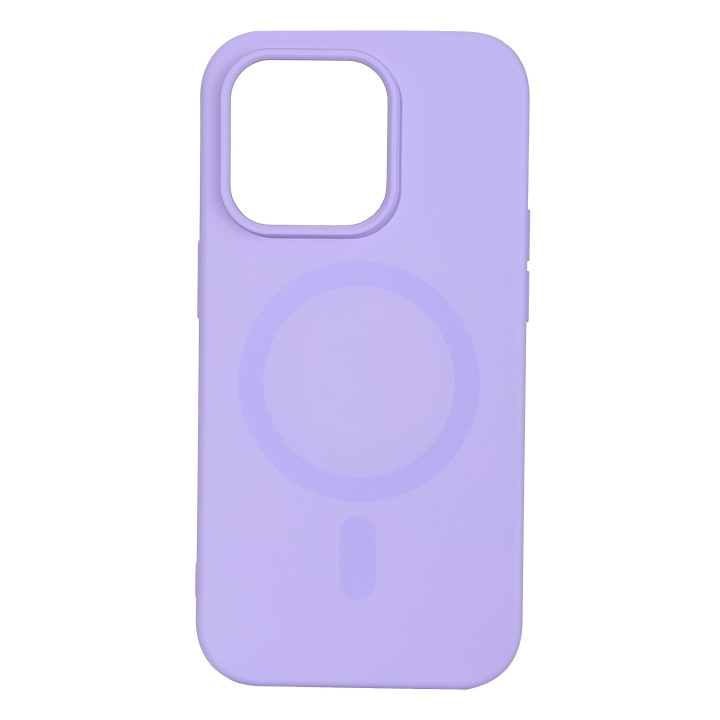 Essentials iPhone 14 Pro Silicone Mag back cover, Purple in de groep SMARTPHONE & TABLETS / Mobielbescherming / Apple / iPhone 14 bij TP E-commerce Nordic AB (C59518)