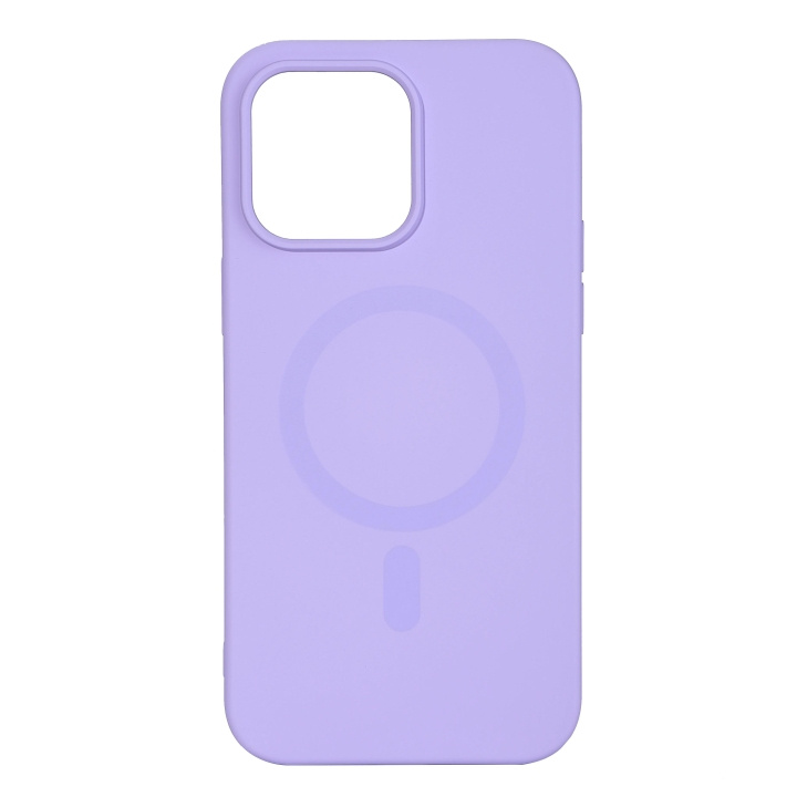 Essentials iPhone 14 Pro Max Silicone Mag back cov,Purpl in de groep SMARTPHONE & TABLETS / Mobielbescherming / Apple / iPhone 14 bij TP E-commerce Nordic AB (C59521)