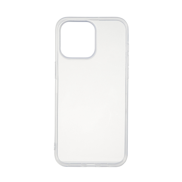 Essentials iPhone 15 Pro Max recycled TPU back cover, transparent in de groep SMARTPHONE & TABLETS / Mobielbescherming / Apple / iPhone 15 bij TP E-commerce Nordic AB (C59551)