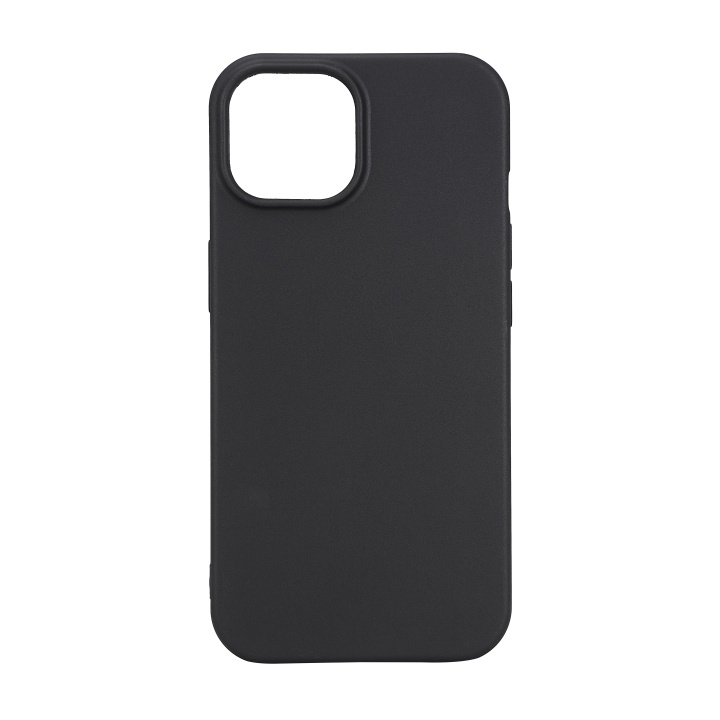 Essentials iPhone 15 TPU back cover, 99% recycled, black in de groep SMARTPHONE & TABLETS / Mobielbescherming / Apple / iPhone 15 bij TP E-commerce Nordic AB (C59552)