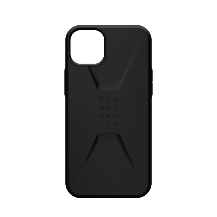 Urban Armor Gear iPhone 14 Plus Civilian - Black in de groep SMARTPHONE & TABLETS / Mobielbescherming / Apple / iPhone 14 bij TP E-commerce Nordic AB (C59628)