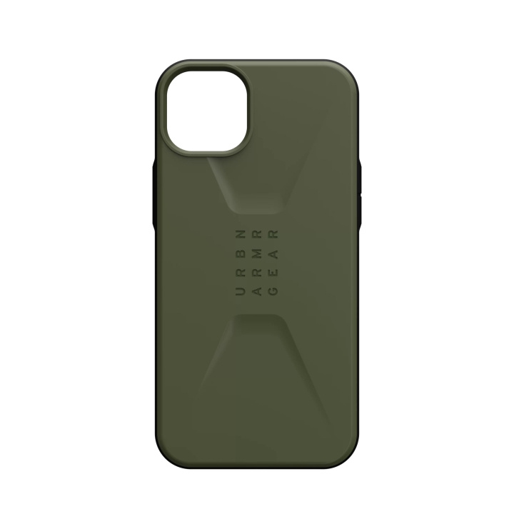 Urban Armor Gear iPhone 14 Plus Civilian - Olive in de groep SMARTPHONE & TABLETS / Mobielbescherming / Apple / iPhone 14 bij TP E-commerce Nordic AB (C59630)