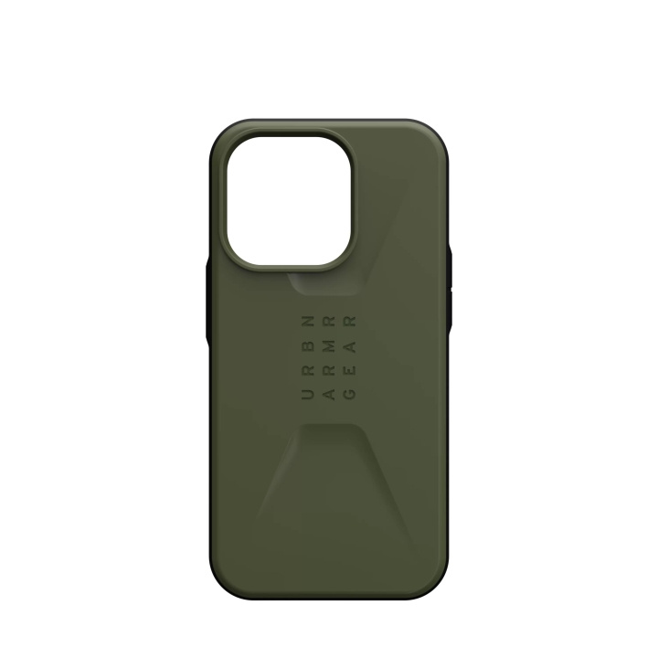 Urban Armor Gear IPhone 14 Pro Civilian - Olive in de groep SMARTPHONE & TABLETS / Mobielbescherming / Apple / iPhone 14 bij TP E-commerce Nordic AB (C59658)