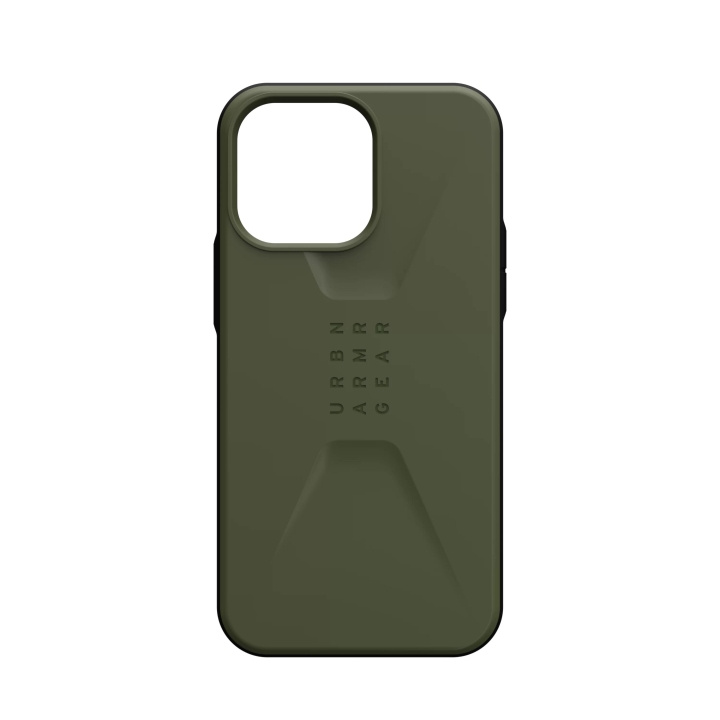 Urban Armor Gear iPhone 14 Pro Max Civilian - Olive in de groep SMARTPHONE & TABLETS / Mobielbescherming / Apple / iPhone 14 bij TP E-commerce Nordic AB (C59686)