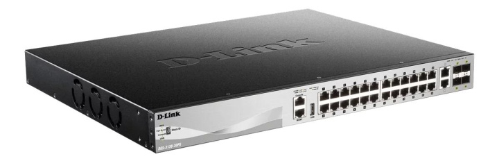D-Link 24 x 10/100/1000BASE-T PoE ports (370W budget) Layer 3 in de groep COMPUTERS & RANDAPPARATUUR / Netwerk / Schakelaars bij TP E-commerce Nordic AB (C59844)