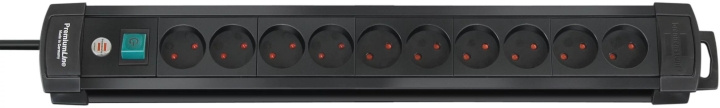 Brennenstuhl 10 way Extension Socket, 3m, Black in de groep HUISHOUDEN & TUIN / Elektriciteit & Verlichting / Stekkerblokken bij TP E-commerce Nordic AB (C59874)