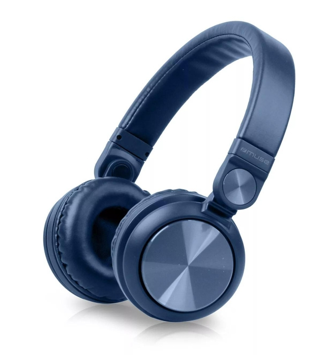 MUSE M-276 BTB Headphones On-ear BT Blue in de groep HOME ELECTRONICS / Audio & Beeld / Koptelefoon & Accessoires / Koptelefoon bij TP E-commerce Nordic AB (C59945)