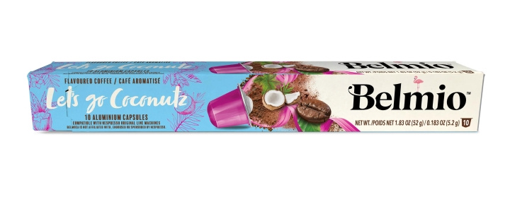 belmio Espresso Kokossmaak, 10st kaffekapslar, KORT DATUM in de groep HUISHOUDEN & TUIN / Huishoudelijke apparaten / Koffiezetapparaten en accessoires / Koffiecups bij TP E-commerce Nordic AB (C59975)