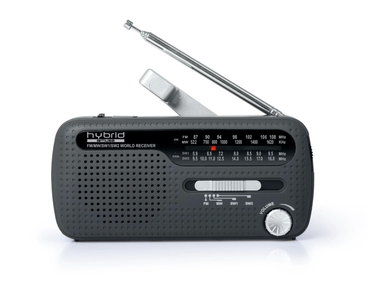 MUSE MH-07 DS Radio FM WB Solar Dynamo, black in de groep HOME ELECTRONICS / Audio & Beeld / Thuisbioscoop, Hifi en Draagbaar / Radio & Wekkers / Draadloze audiozender bij TP E-commerce Nordic AB (C59979)