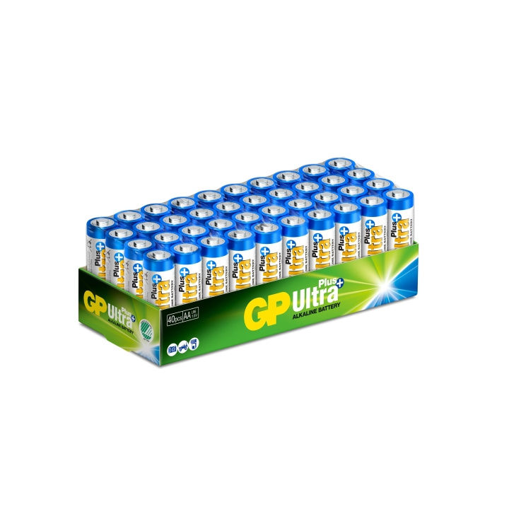 GP Ultra Plus Alkaline AA 40 Pack (S) in de groep HOME ELECTRONICS / Batterijen & Opladers / Batterijen / Batterijen voor hoortoestellen bij TP E-commerce Nordic AB (C59981)