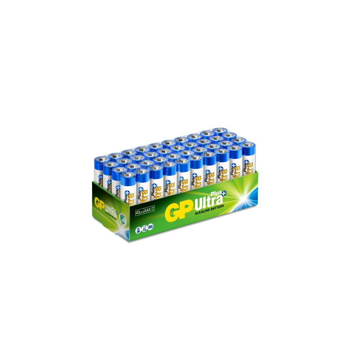 GP Ultra Plus Alkaline AAA 40 Pack (S) in de groep HOME ELECTRONICS / Batterijen & Opladers / Batterijen / AAA bij TP E-commerce Nordic AB (C59982)