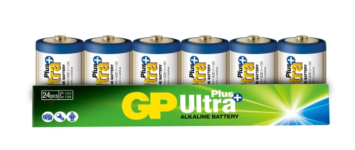 GP Ultra Plus Alkaline C 24 Pack (S) in de groep HOME ELECTRONICS / Batterijen & Opladers / Batterijen / Overigen bij TP E-commerce Nordic AB (C59984)