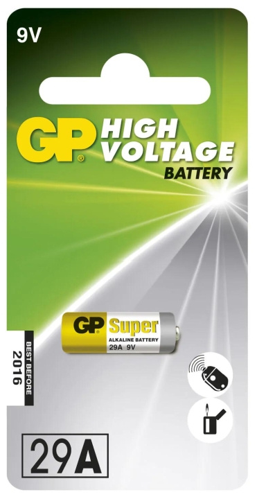 GP High voltage 29A 1 Pack (B) in de groep HOME ELECTRONICS / Batterijen & Opladers / Batterijen / Overigen bij TP E-commerce Nordic AB (C59995)