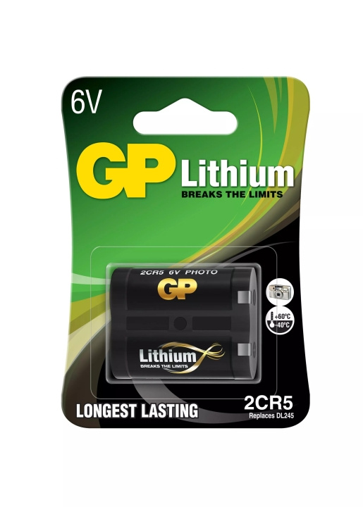 GP 2CR5 Lithium 1 Pack (B) in de groep HOME ELECTRONICS / Batterijen & Opladers / Batterijen / Overigen bij TP E-commerce Nordic AB (C60003)