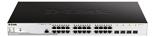 D-Link 28-Port Gigabit PoE Metro Ethernet Switch in de groep COMPUTERS & RANDAPPARATUUR / Netwerk / Schakelaars bij TP E-commerce Nordic AB (C60057)