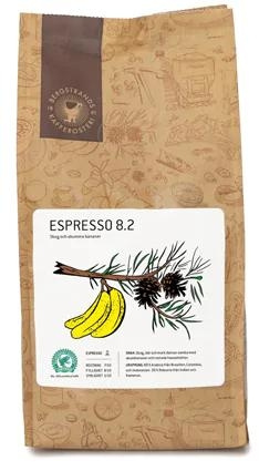 bergstrands Espresso bönor 8.2 - 1000g in de groep HUISHOUDEN & TUIN / Huishoudelijke apparaten / Koffiezetapparaten en accessoires / Koffiebonen bij TP E-commerce Nordic AB (C60073)
