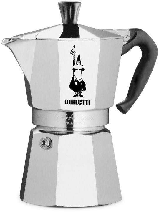 Bialetti Moka Express, 4 koppar in de groep HUISHOUDEN & TUIN / Huishoudelijke apparaten / Koffiezetapparaten en accessoires / Koffiezetapparaten bij TP E-commerce Nordic AB (C60107)