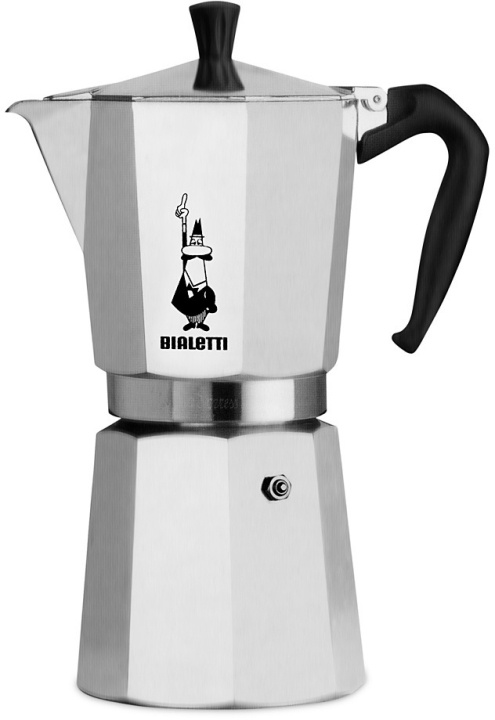 Bialetti Moka Express, 12 koppar in de groep HUISHOUDEN & TUIN / Huishoudelijke apparaten / Koffiezetapparaten en accessoires / Koffiemolens bij TP E-commerce Nordic AB (C60108)