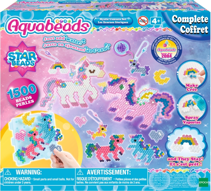 Aquabeads Mystical Unicorn - craft set in de groep SPORT, VRIJE TIJD & HOBBY / Hobby / Kralen / Kraalborden & Kralen bij TP E-commerce Nordic AB (C60140)