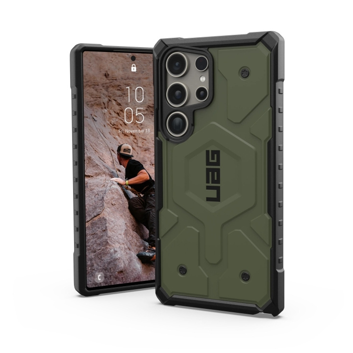 Urban Armor Gear Galaxy S24 Ultra Pathfinder with Magnet Olive Drab in de groep SMARTPHONE & TABLETS / Mobielbescherming / Samsung bij TP E-commerce Nordic AB (C60248)