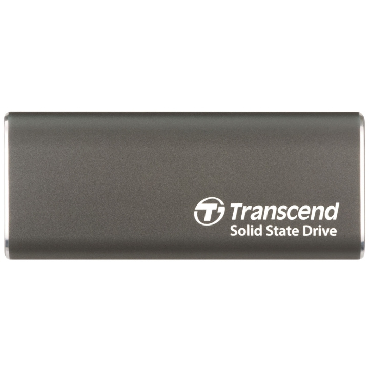 Transcend Portabel SSD ESD256C USB-C 2TB 10Gbps (R1050/W950 Mb/s) Aluminium in de groep COMPUTERS & RANDAPPARATUUR / Computeraccessoires / Externe harde schijf bij TP E-commerce Nordic AB (C60283)
