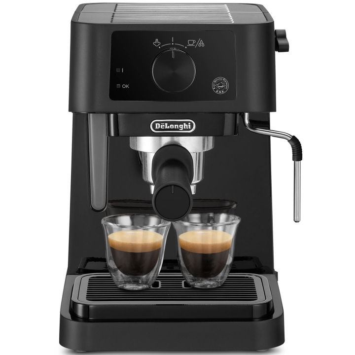 DeLonghi Espressomaskin Manual EC235.BK Stilosa inkl. mjölkskummare in de groep HUISHOUDEN & TUIN / Huishoudelijke apparaten / Koffiezetapparaten en accessoires / Espressomachines bij TP E-commerce Nordic AB (C60288)