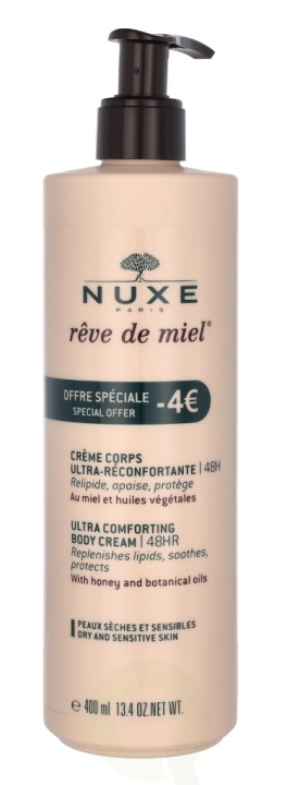 Nuxe Reve De Miel Ultra Comforting Body Cream 400 ml in de groep BEAUTY & HEALTH / Huidsverzorging / Lichaamsverzorging / Body lotion bij TP E-commerce Nordic AB (C60309)