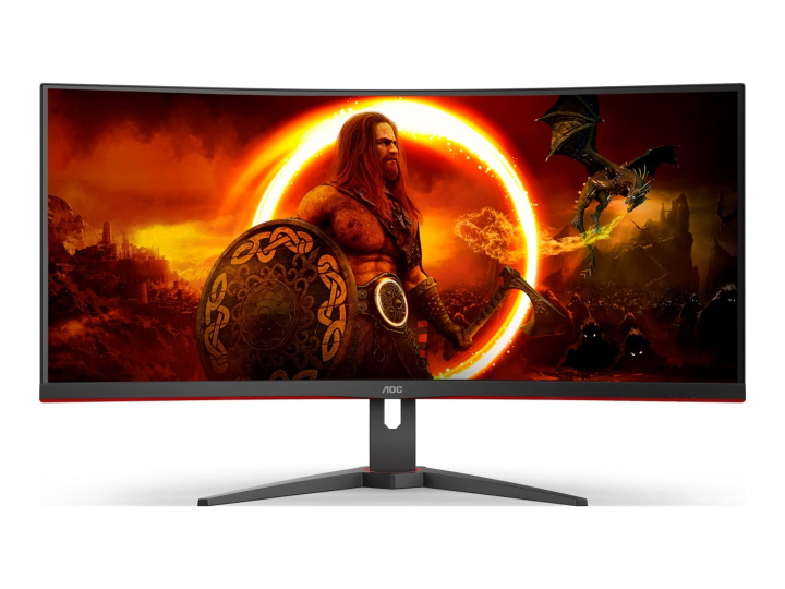 AOC Gaming CU34G2XE/BK 34 3440 x 1440 (UltraWide) HDMI DisplayPort 144Hz in de groep COMPUTERS & RANDAPPARATUUR / Computermonitor / Computermonitoren bij TP E-commerce Nordic AB (C60422)